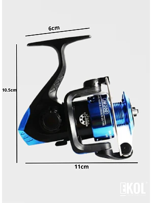 Carrete De Pescar Giratorio 10kg Serie 2000 
