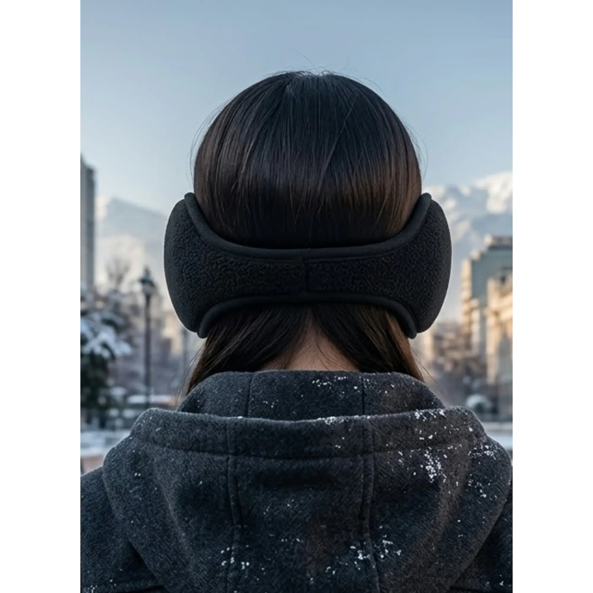 Orejera Polar Nuca Ajustable Unisex Invierno Ear Band 1