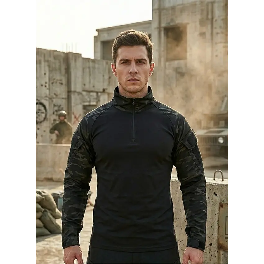 Polera Tactica Combat Shirt Estilo Militar Airsoft 1