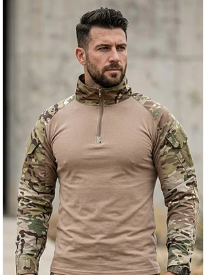 Polera Tactica Combat Shirt Estilo Militar Airsoft