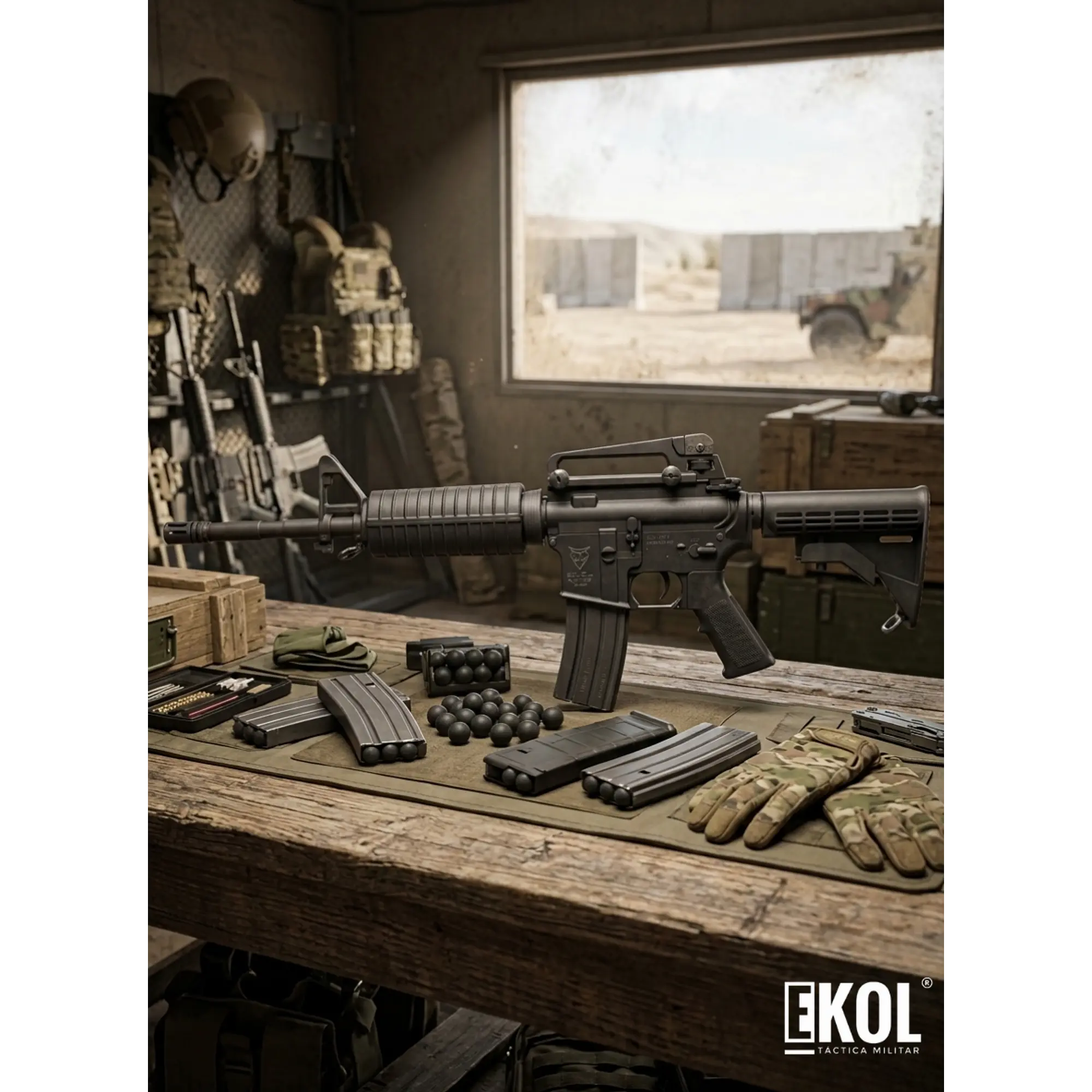 Replica M4A1 Sport Series KA-AG-119 | Cal .6mm + Cargador + Bateria 1