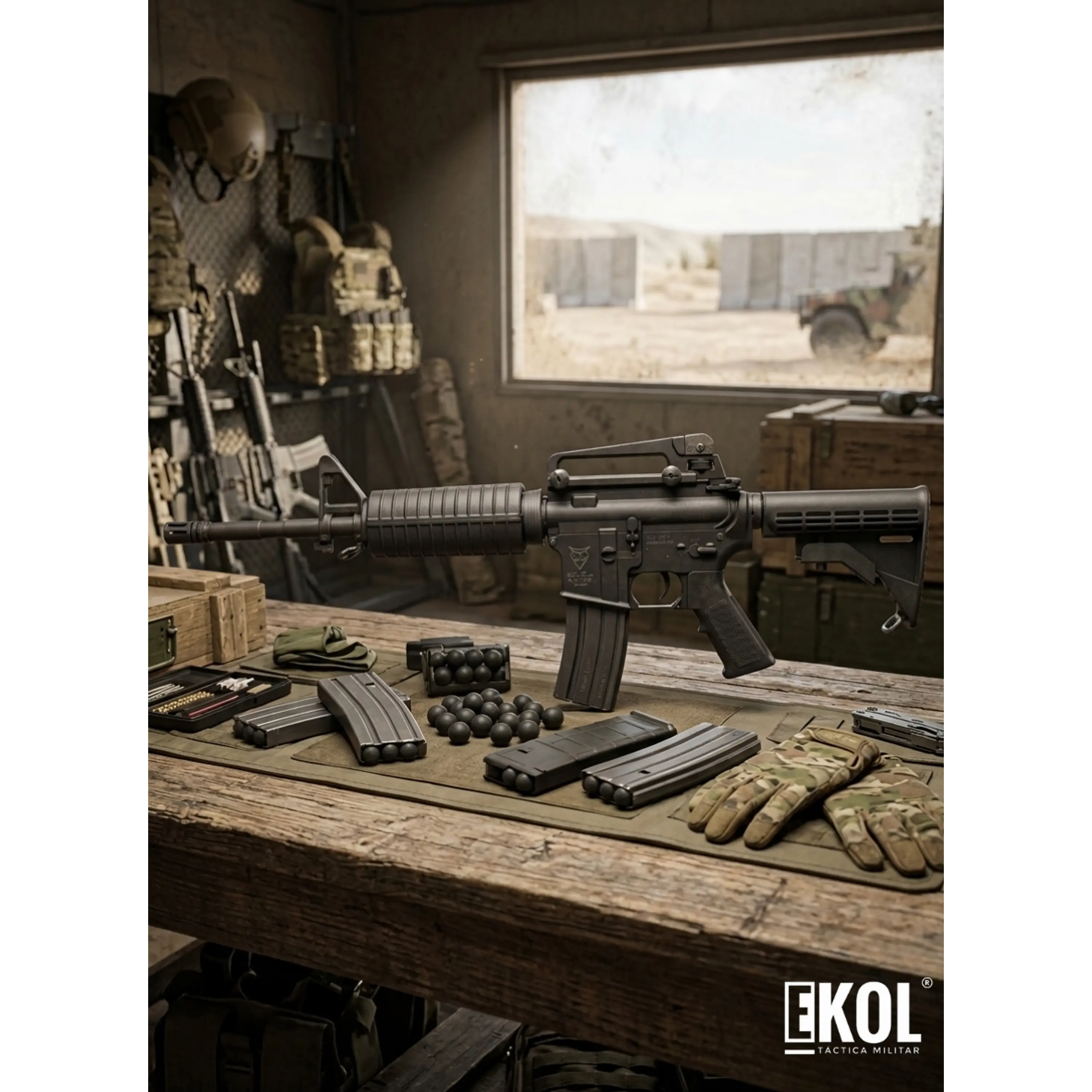 Replica M4A1 Sport Series KA-AG-119 | Cal .6mm + Cargador + Bateria 1