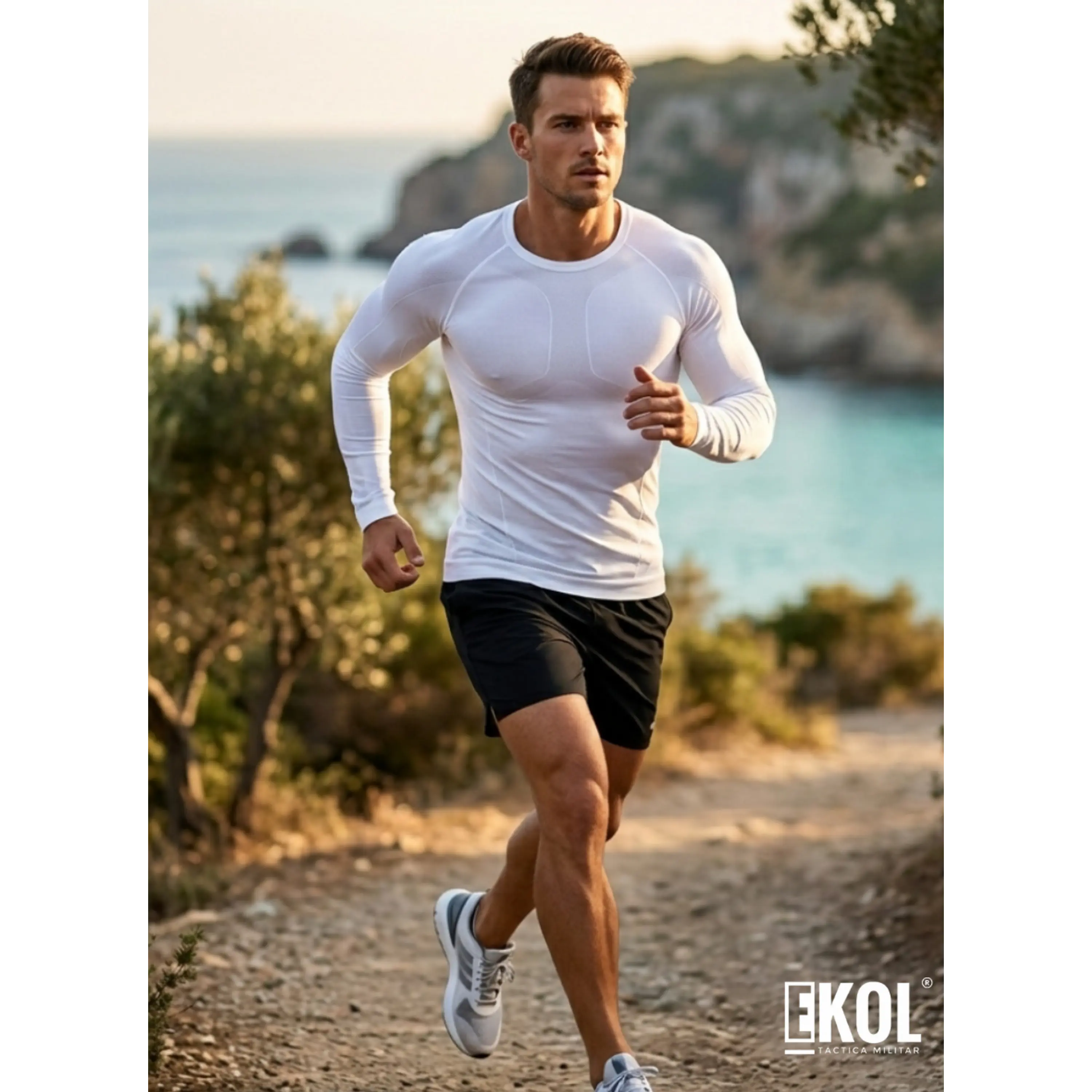Polera Primera Capa Compresión Sin Costuras 8