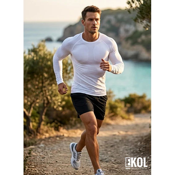 Polera Primera Capa Compresión Sin Costuras 8