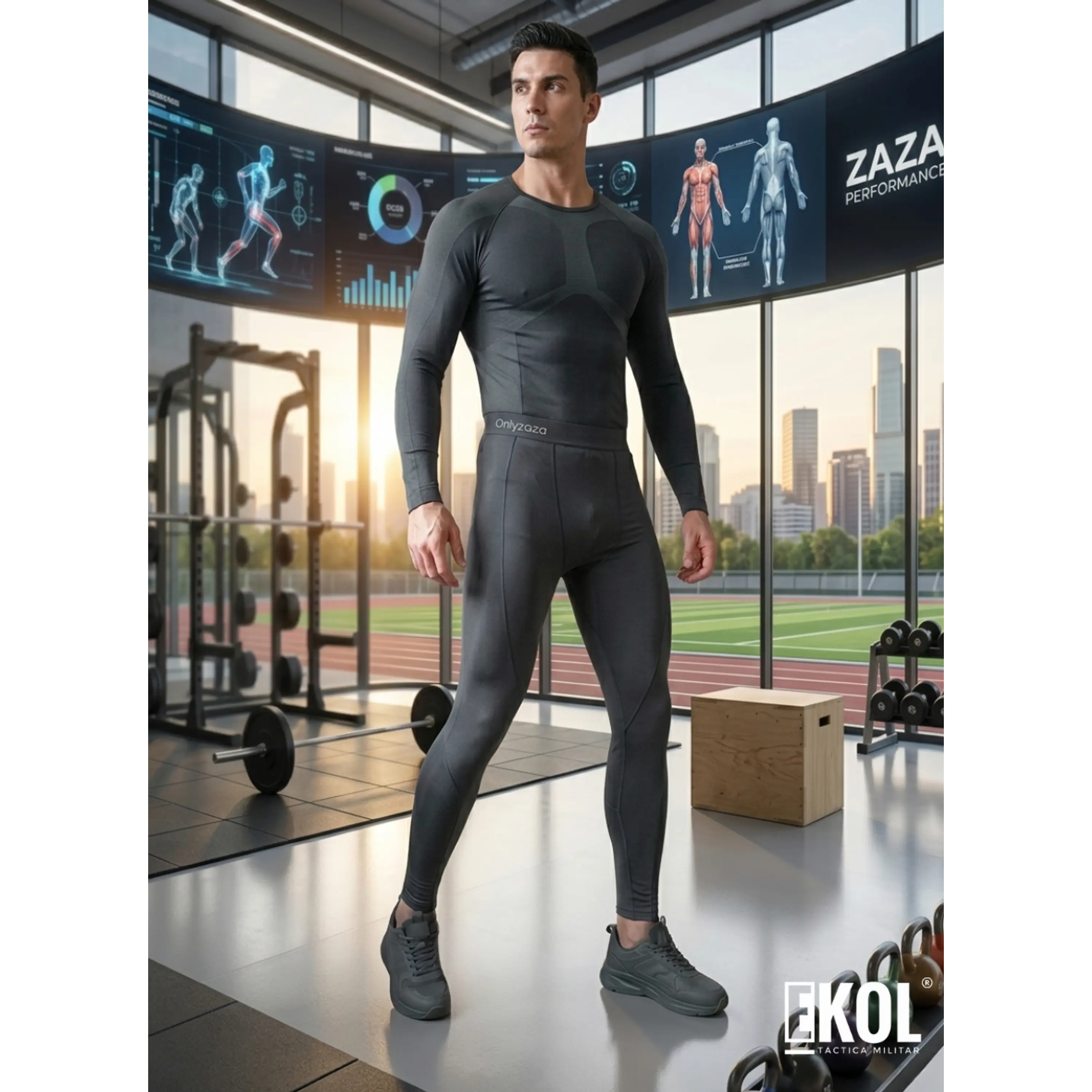 Primera Capa Hombre, Camiseta Y Calza Compresion Térmicos 2