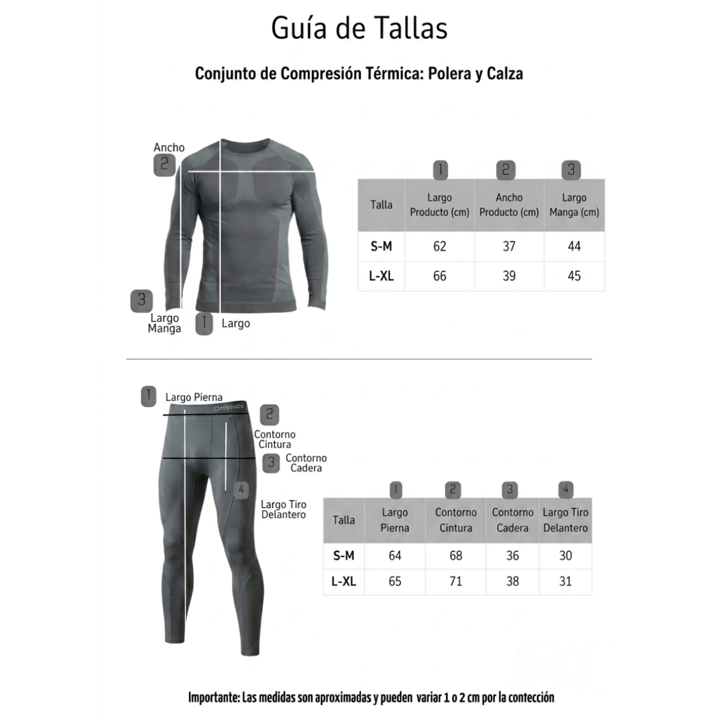 Primera Capa Hombre, Camiseta Y Calza Compresion Térmicos 4