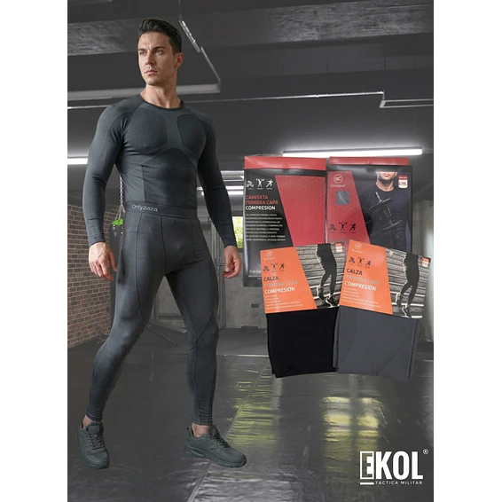 Primera Capa Hombre, Camiseta Y Calza Compresion Térmicos 8