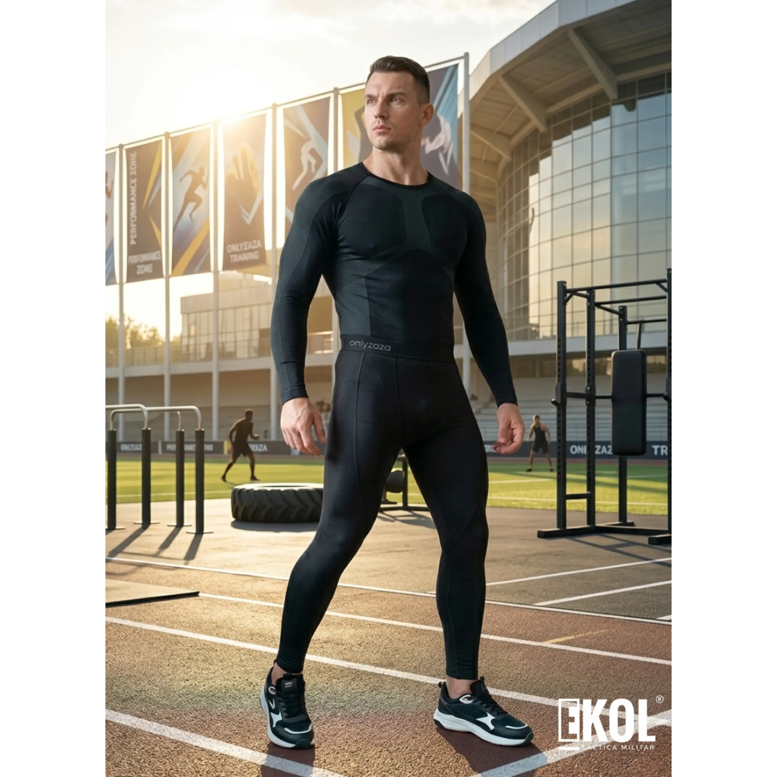 Primera Capa Hombre, Camiseta Y Calza Compresion Térmicos 13