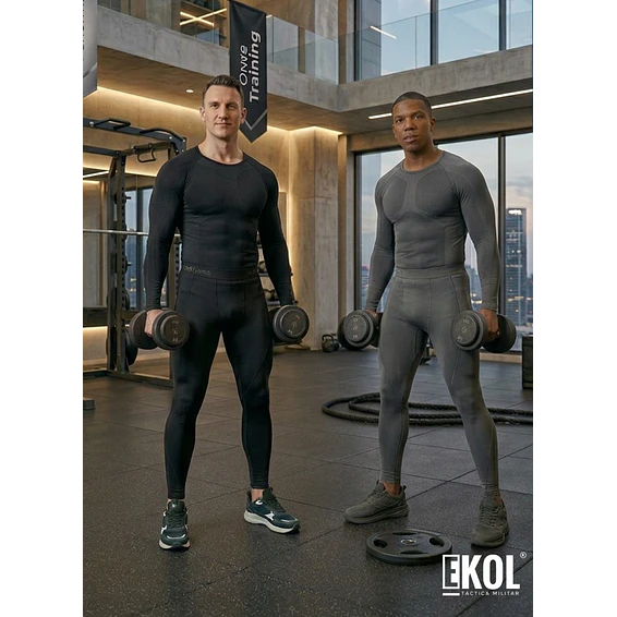 Primera Capa Hombre, Camiseta Y Calza Compresion Térmicos 1