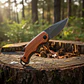 Navaja Corta Pluma Mini Táctico Madera  - Miniatura 1