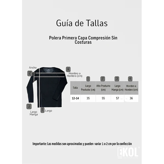 Polera Zaza Niño Térmica Invierno 3