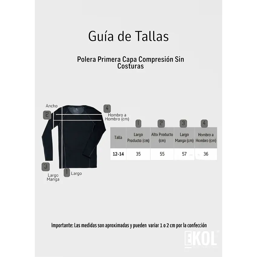Polera Zaza Niño Térmica Invierno 3