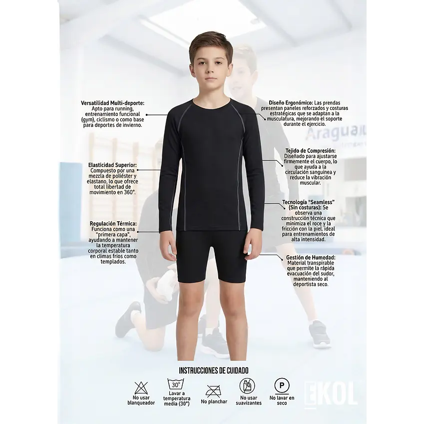Polera Zaza Niño Térmica Invierno 5