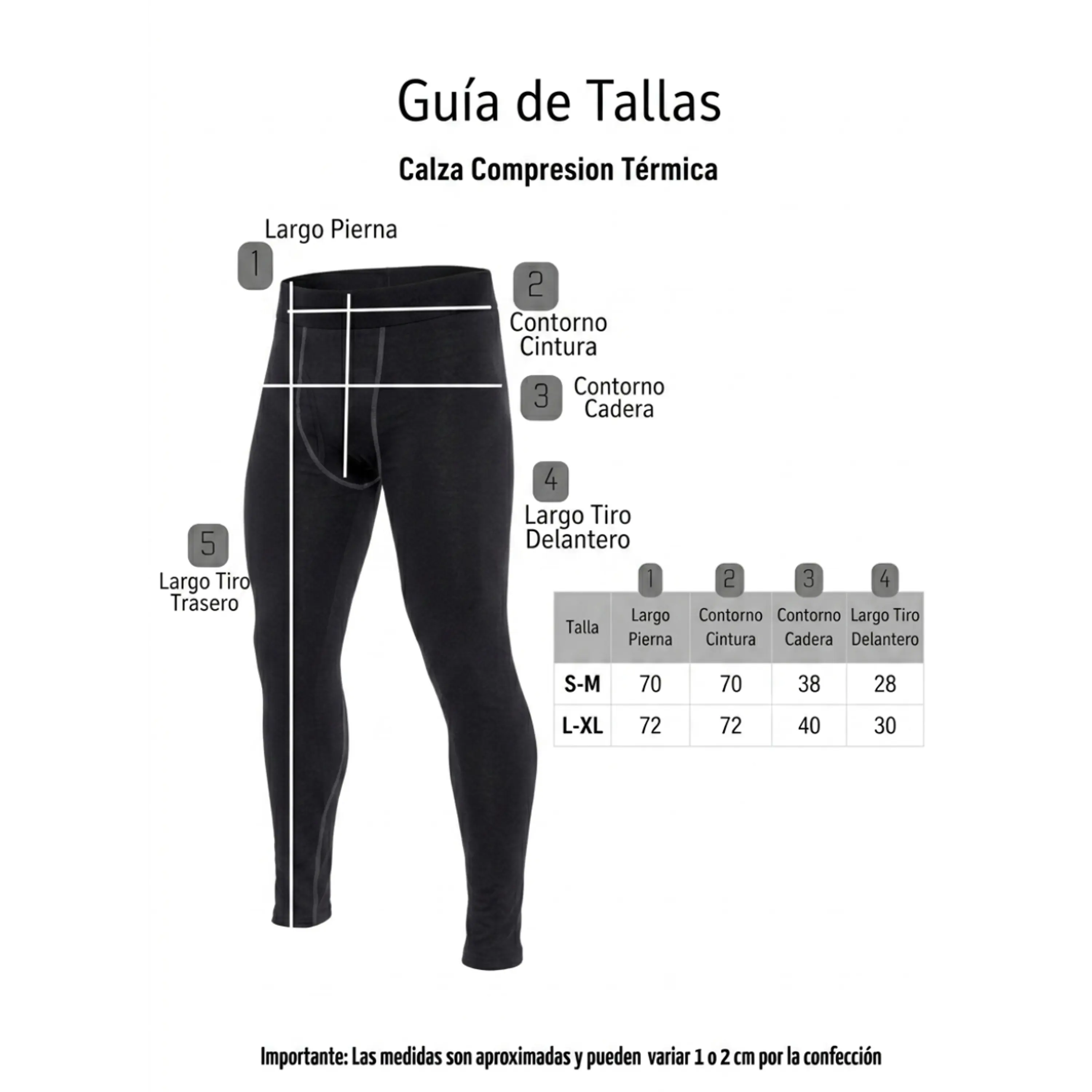 Calza Primera Capa Algodon Suave Hipoalergenico 3