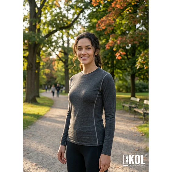Camiseta Térmica Primera Capa Mujer Invierno Talla Única 2