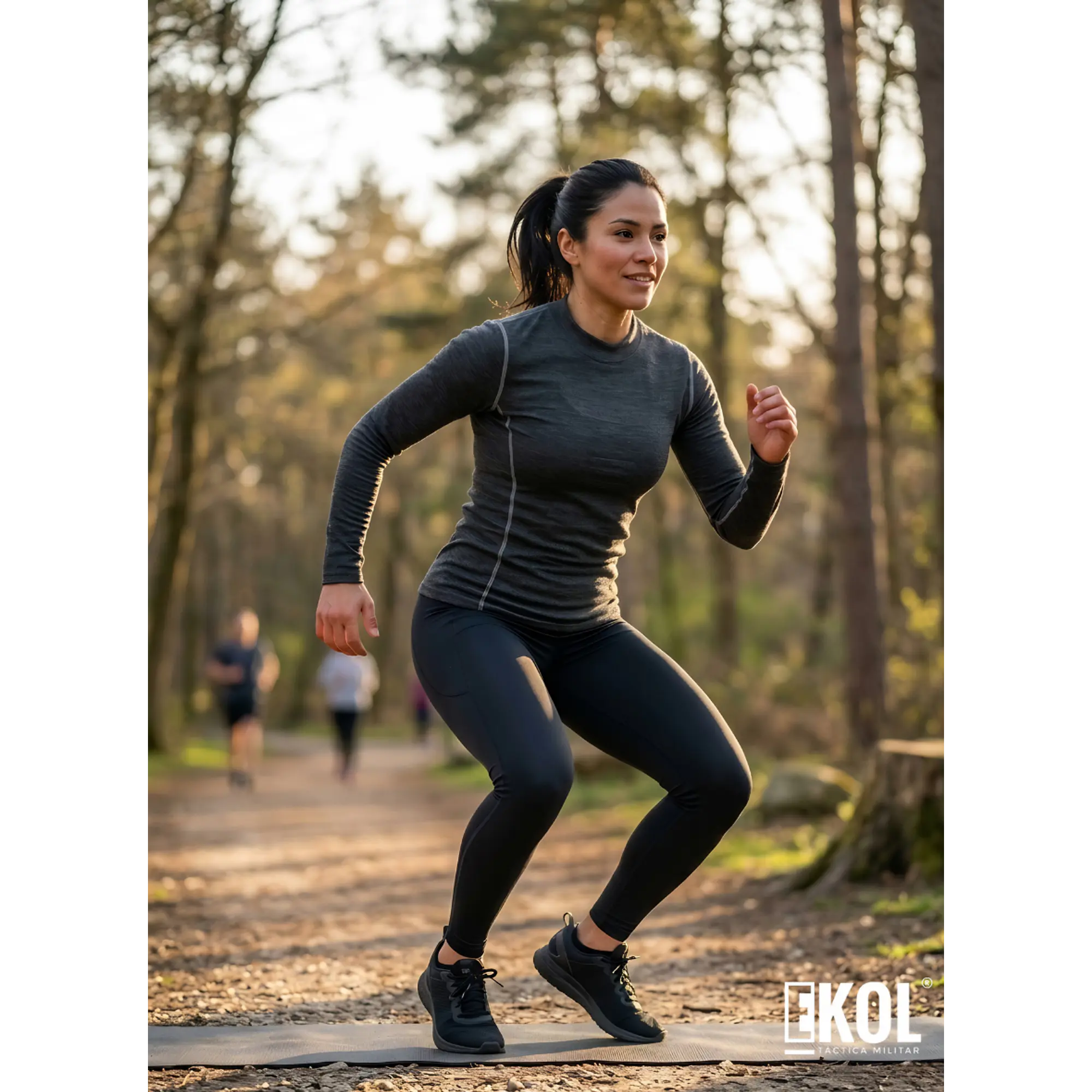 Camiseta Térmica Primera Capa Mujer Invierno Talla Única 7