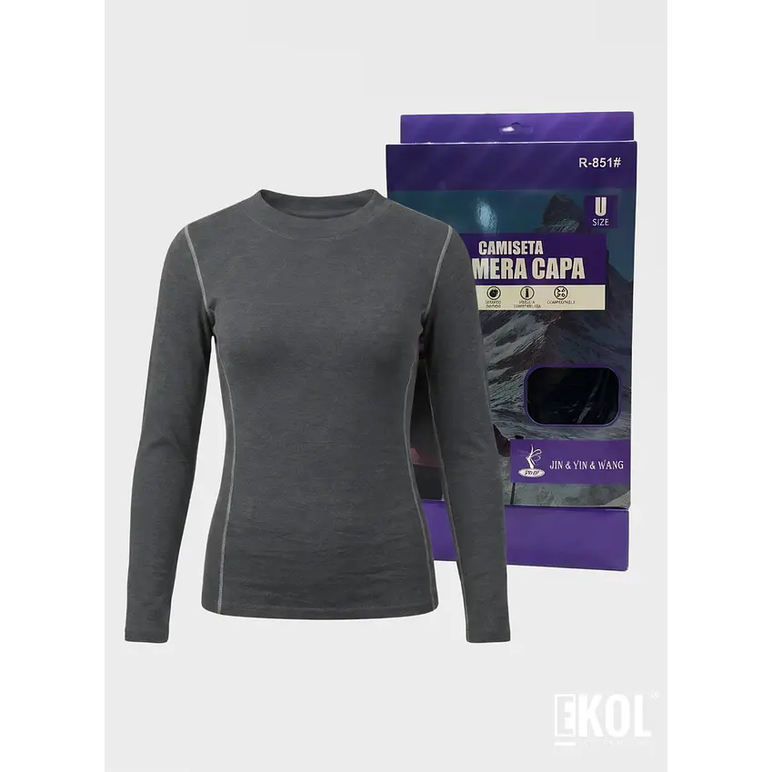 Camiseta Térmica Primera Capa Mujer Invierno Talla Única 8