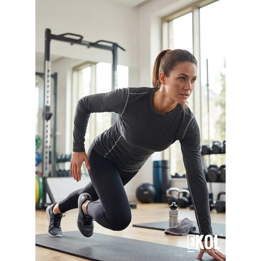 Camiseta Térmica Primera Capa Mujer Invierno Talla Única 12