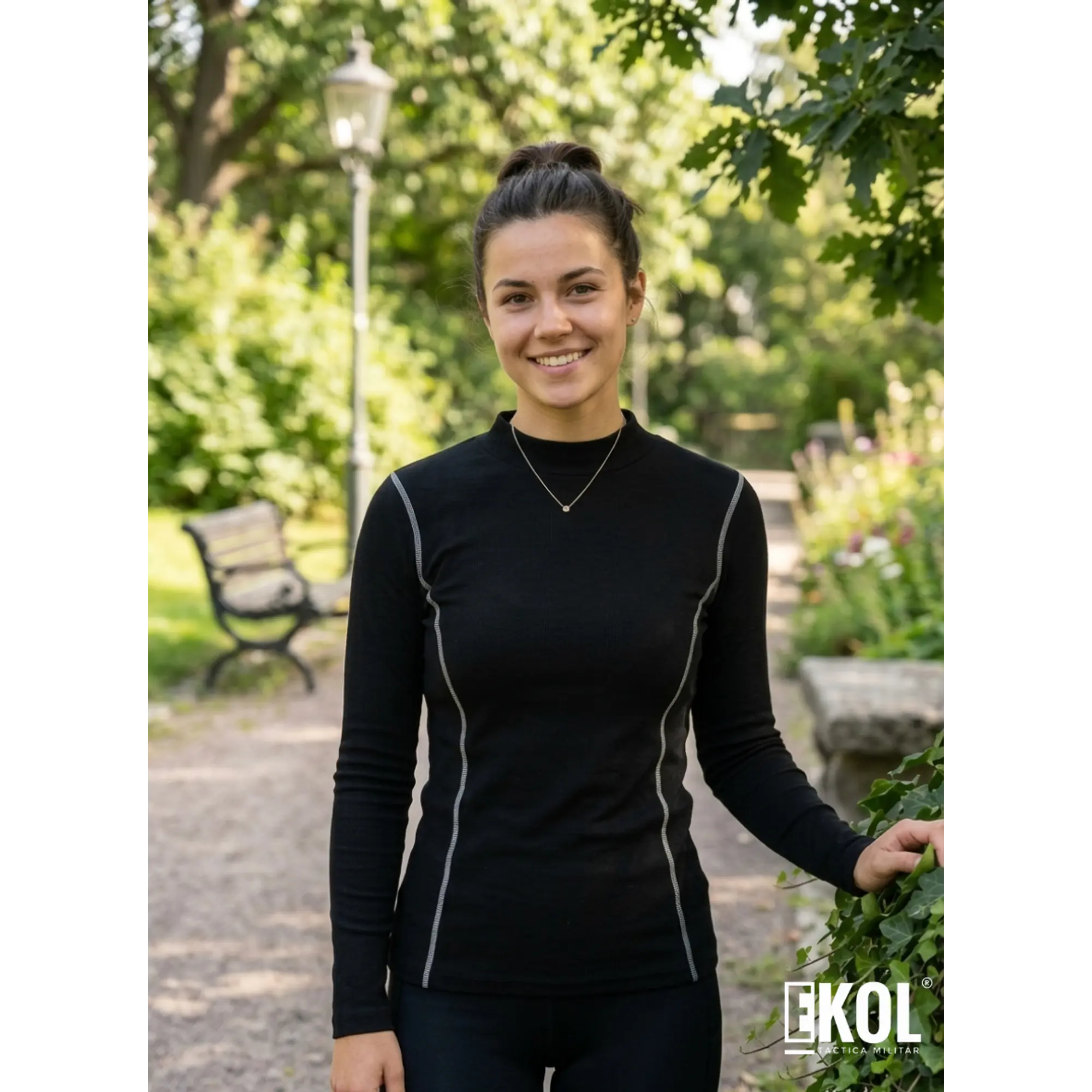 Camiseta Térmica Primera Capa Mujer Invierno Talla Única 1