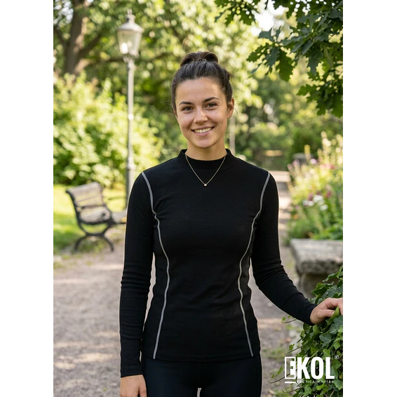 Camiseta Térmica Primera Capa Mujer Invierno Talla Única 1