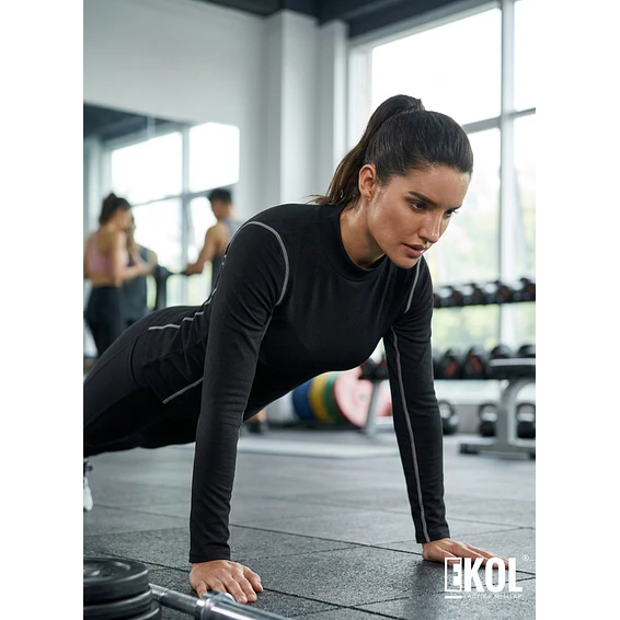 Camiseta Térmica Primera Capa Mujer Invierno Talla Única 15