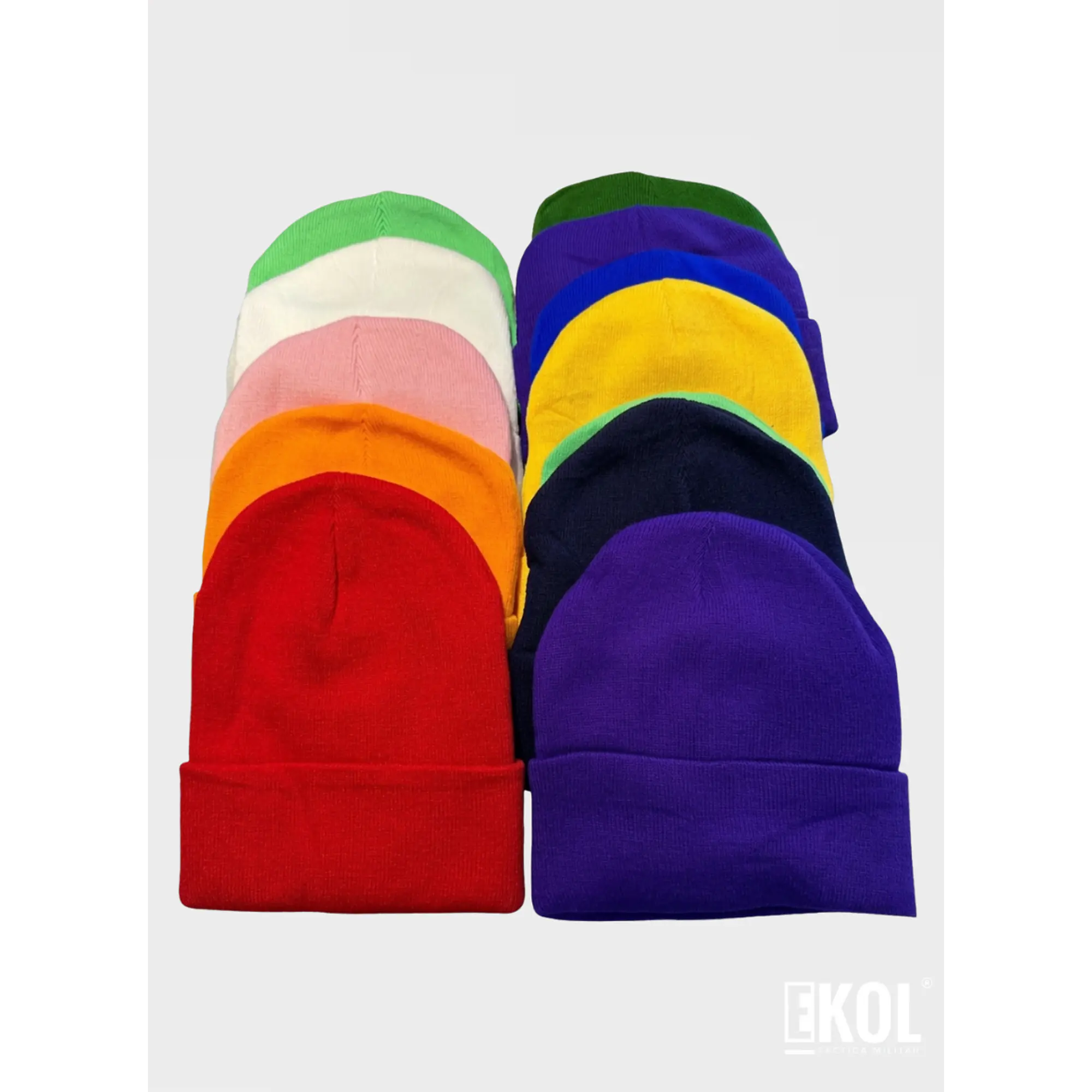 Gorro Beanie Pack 12 Adultos y Jóvenes – Lana Otoño Invierno 2