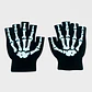 Guantes Manga Calavera Sin Dedos Bicicleta Moto Unisex - Miniatura 2