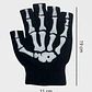 Guantes Manga Calavera Sin Dedos Bicicleta Moto Unisex - Miniatura 4