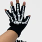 Pack 12 Guantes De Lana Diseño Calavera Sin Dedos Bicicleta Moto Unisex - Miniatura 5