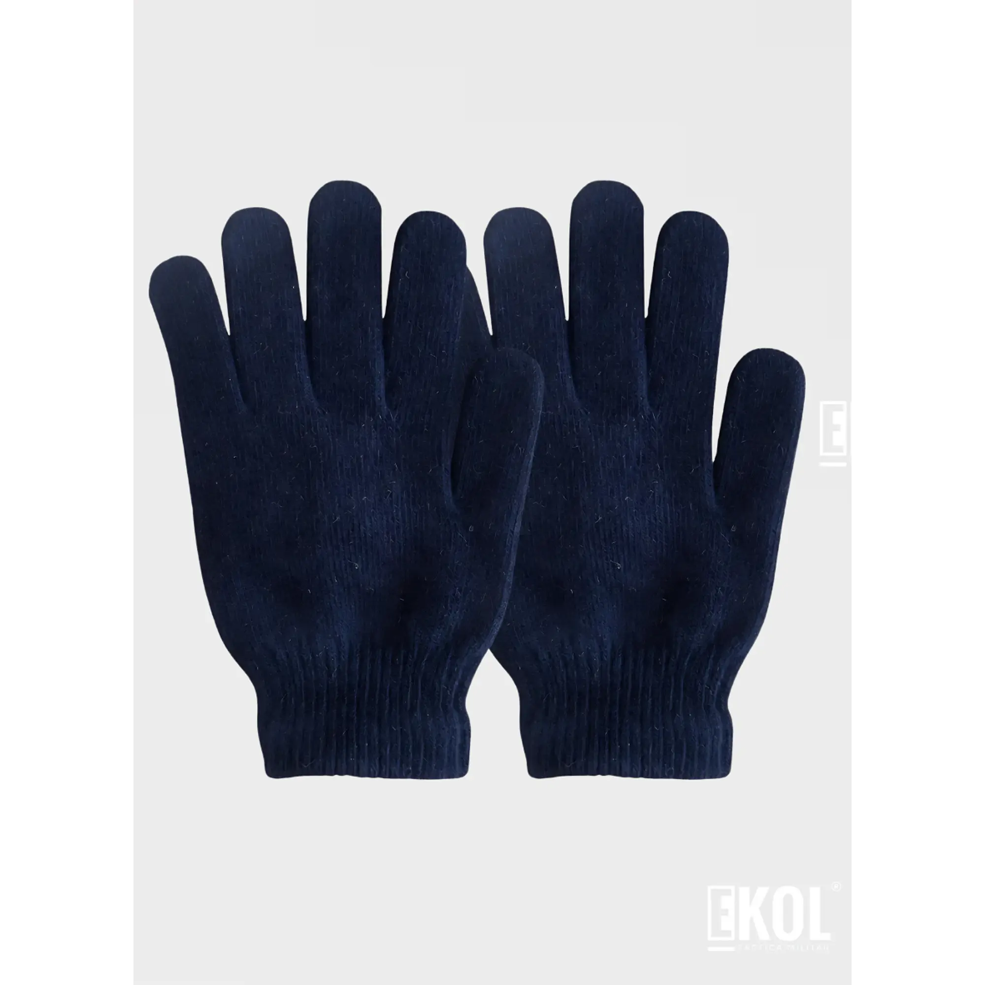 Guante De Lana Térmico Para Niños Gloves Azul Marino 2