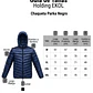 Chaqueta Parka Térmica Azul Comodidad y Calce Perfecto - Miniatura 4