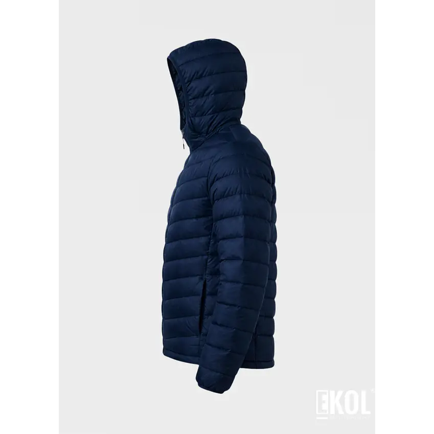 Chaqueta Parka Térmica Azul Comodidad y Calce Perfecto 5