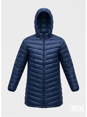 Chaqueta Parka Térmica Azul Comodidad y Calce Perfecto