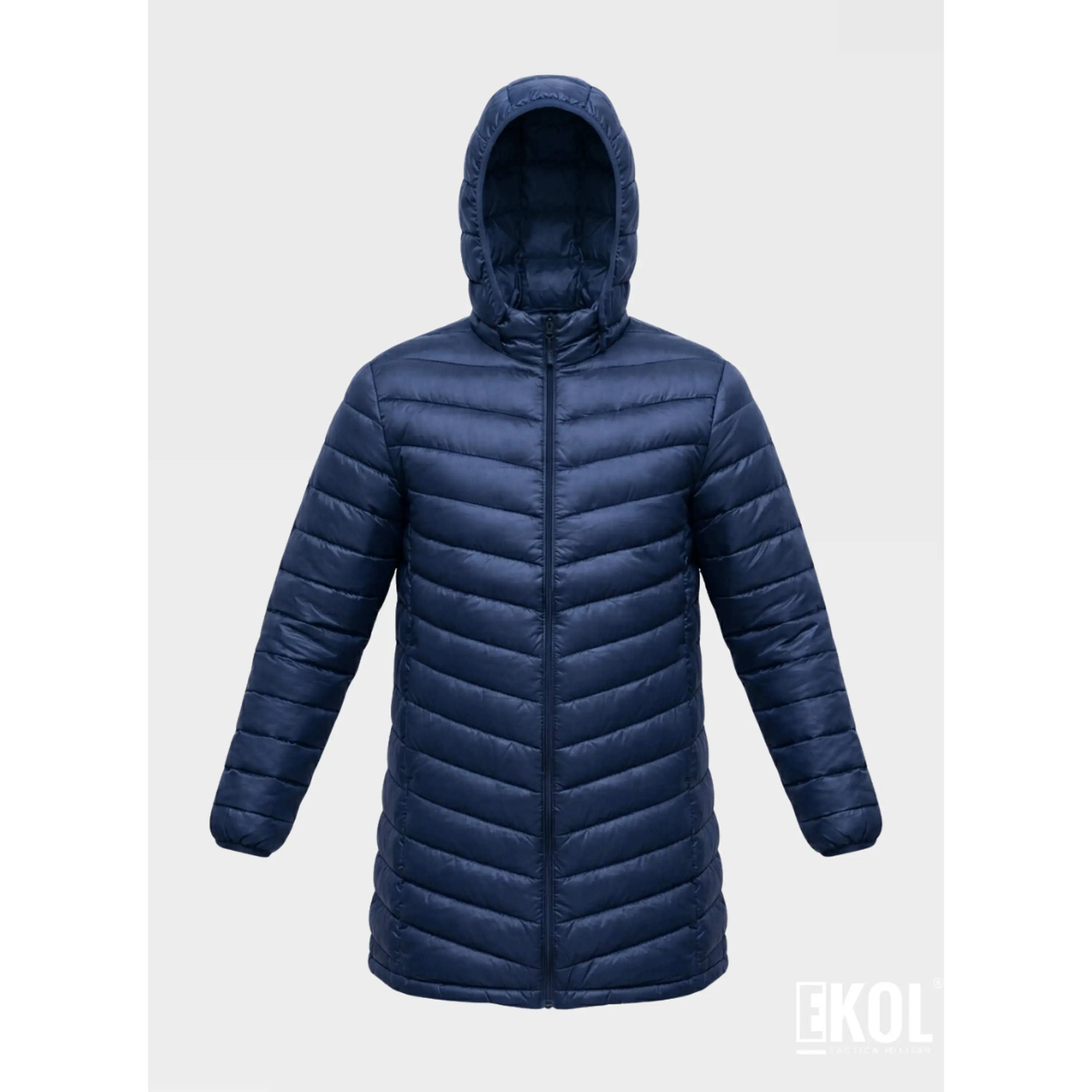 Chaqueta Parka Térmica Azul Comodidad y Calce Perfecto 2