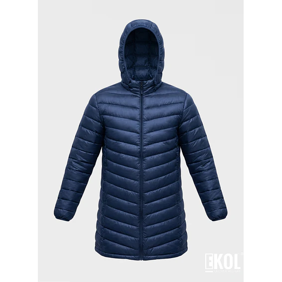 Chaqueta Parka Térmica Azul Comodidad y Calce Perfecto 2