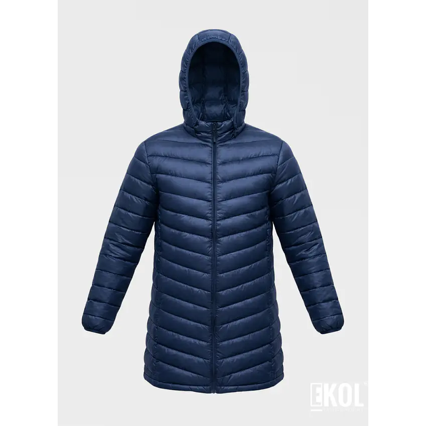 Chaqueta Parka Térmica Azul Comodidad y Calce Perfecto 2