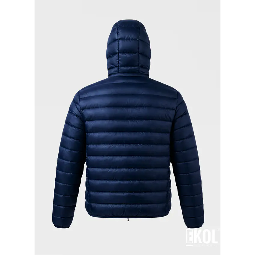 Chaqueta Parka Térmica Azul Comodidad y Calce Perfecto 7