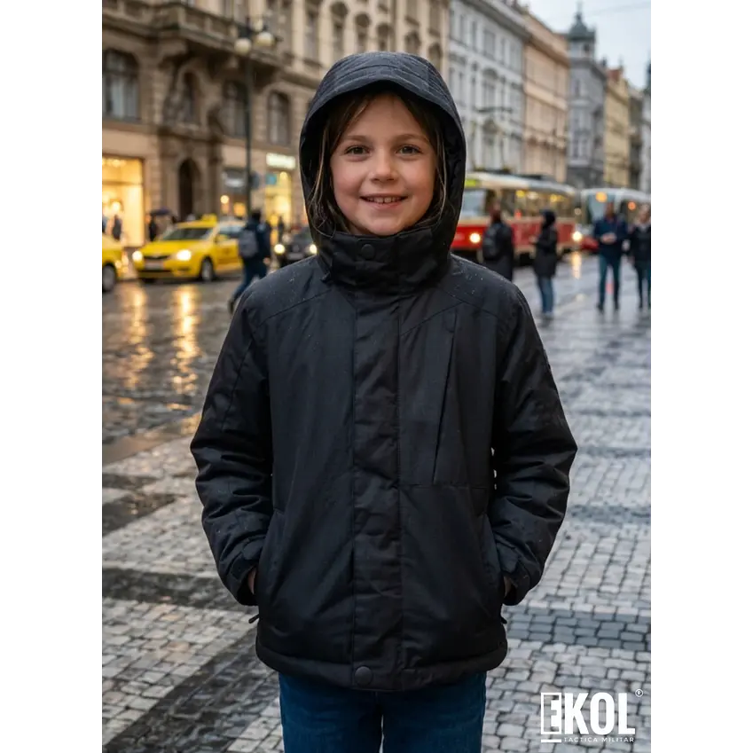 Chaqueta Térmica Softshell para Niños y Niñas Impermeable y Cortavientos 2