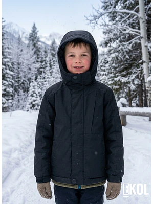 Chaqueta Térmica Softshell para Niños y Niñas Impermeable y Cortavientos