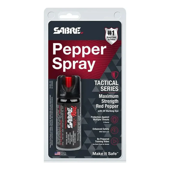 Gas Pimienta SABRE RED 45g Made in USA | Defensa Personal Profesional  1