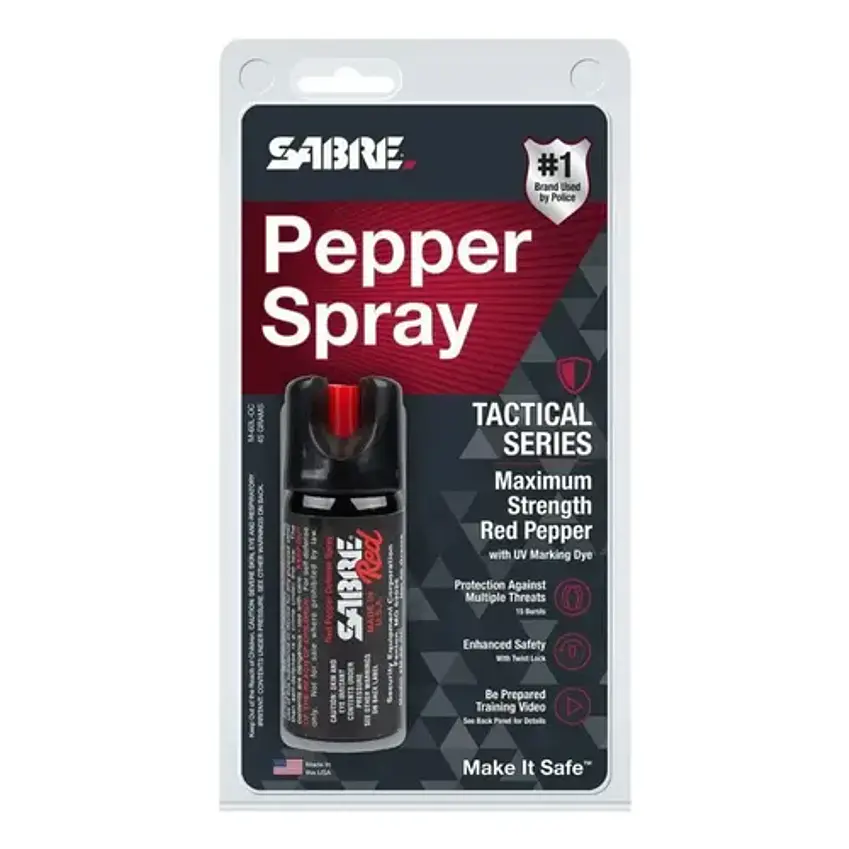 Gas Pimienta SABRE RED 45g Made in USA | Defensa Personal Profesional  5