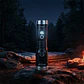 Linterna Metálica LED de Alta Potencia con Puntero Láser Verde Recargable USB y Pantalla Digital - Miniatura 6