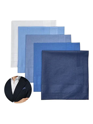 Pañuelos Para Hombre, 100% Algodón 6 Und 40x40 Premium