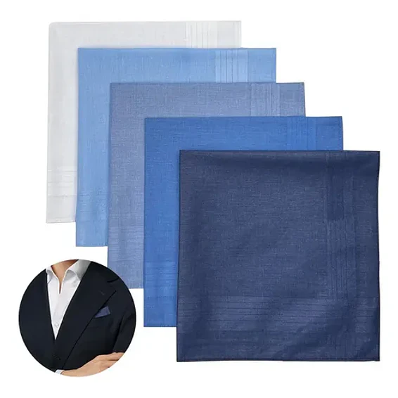 Pañuelos Para Hombre, 100% Algodón 6 Und 40x40 Premium 1