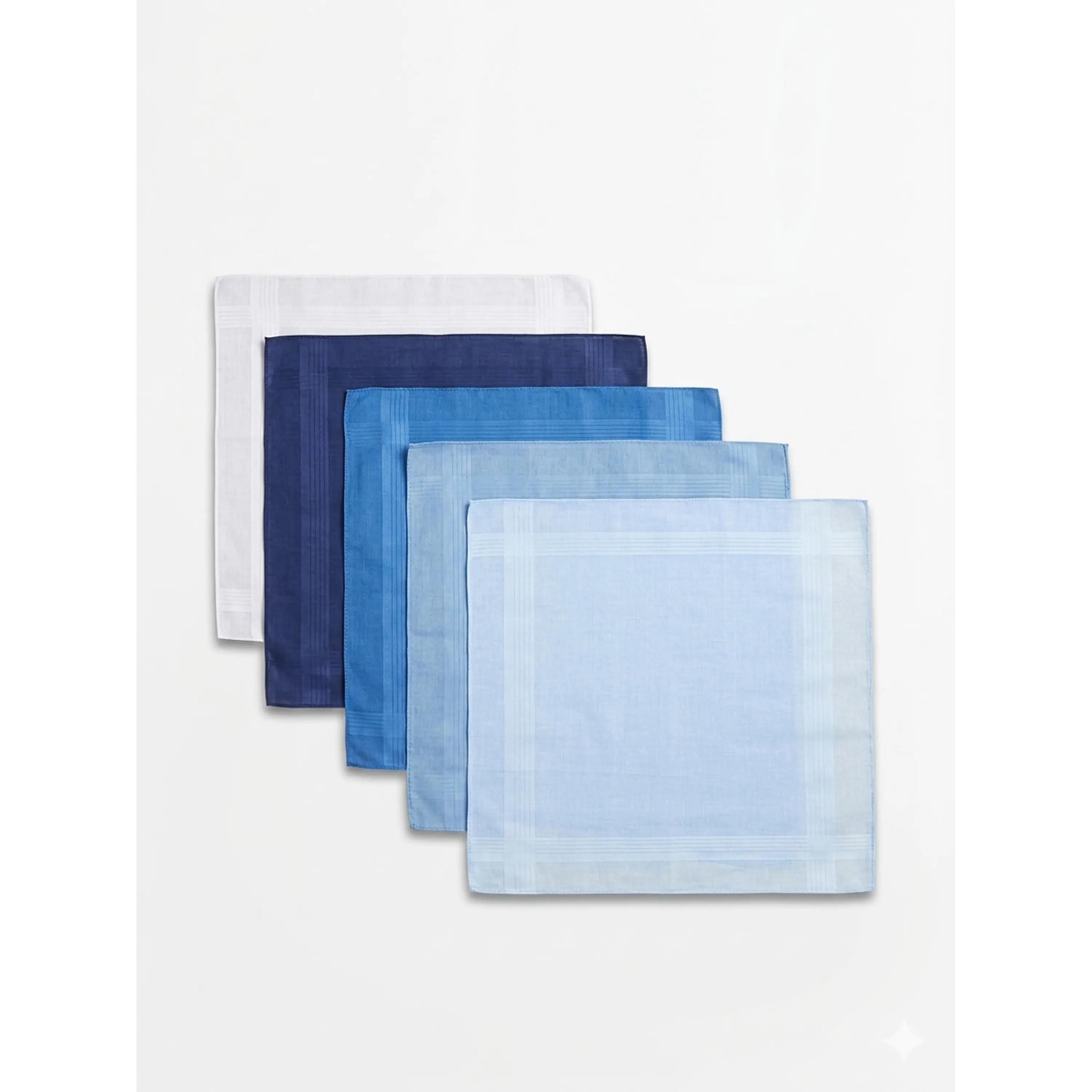 Pañuelos Para Hombre, 100% Algodón 6 Und 40x40 Premium 6