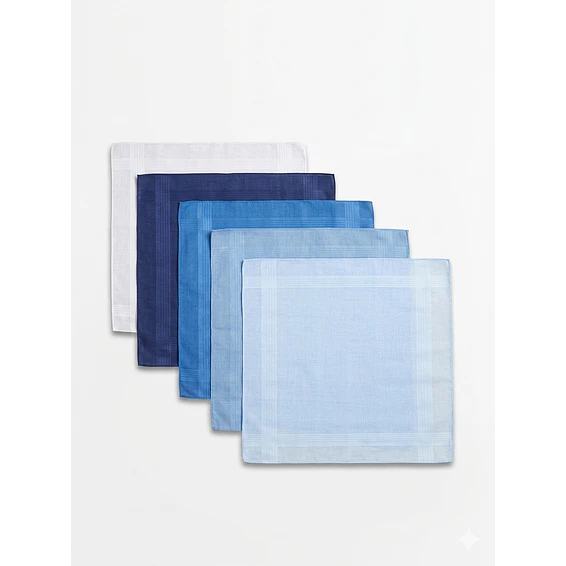 Pañuelos Para Hombre, 100% Algodón 6 Und 40x40 Premium 6