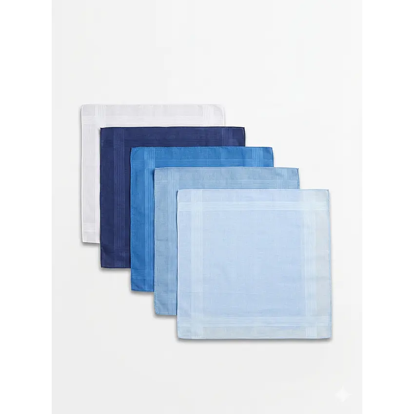 Pañuelos Para Hombre, 100% Algodón 6 Und 40x40 Premium 6
