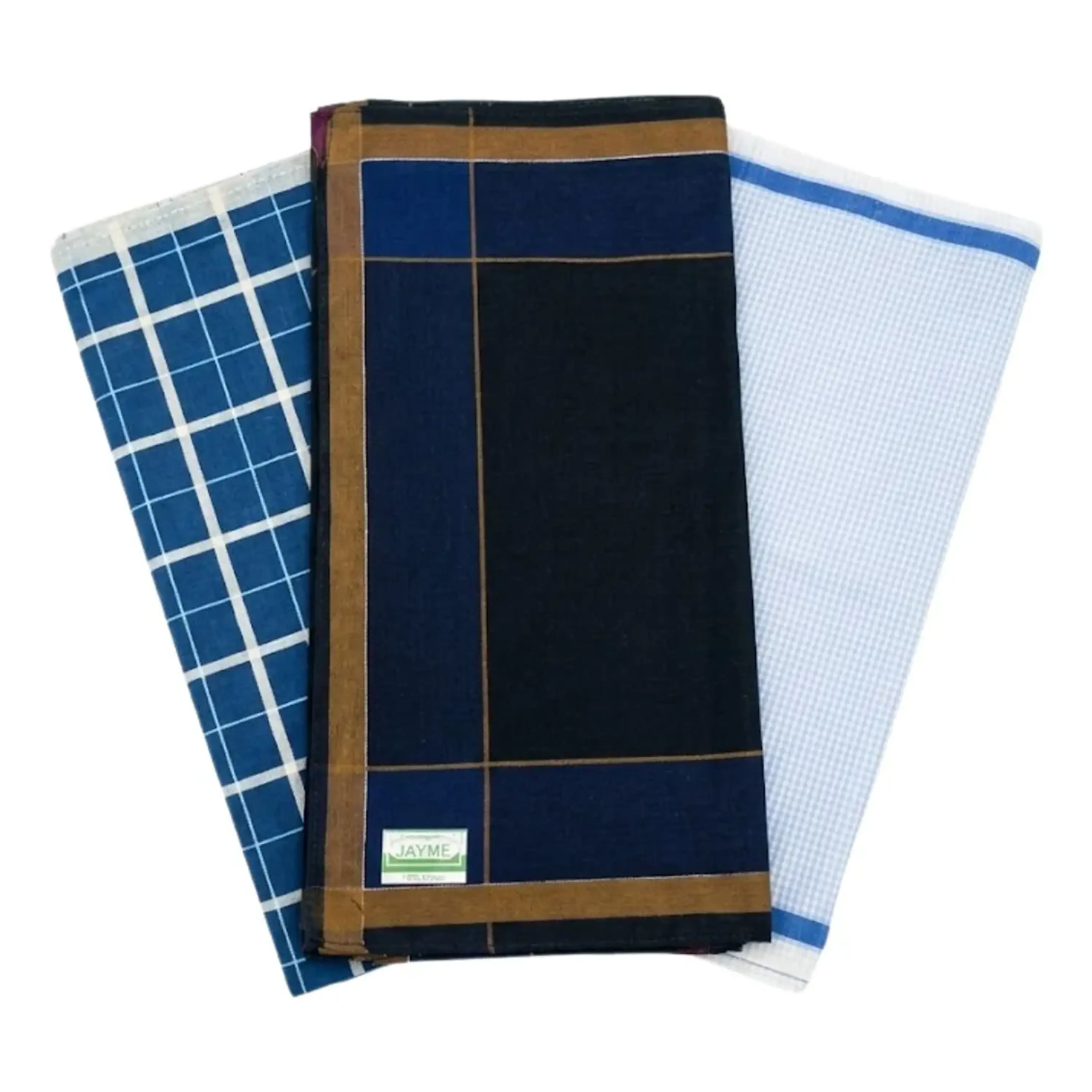 Pañuelos Para Hombre Modelo Cuadrados 12 Und Pack 1