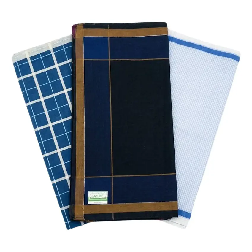 Pañuelos Para Hombre Modelo Cuadrados 12 Und Pack 1