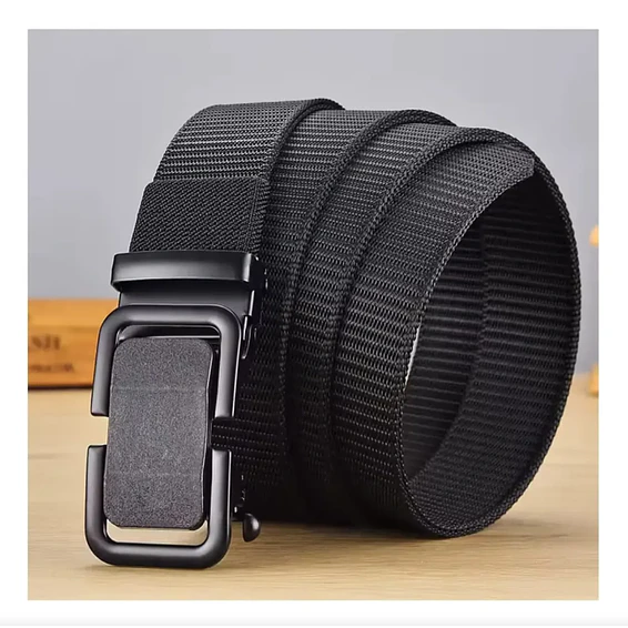 Cinturón Táctico De Nylon Con Hebilla Metálica Automática 2